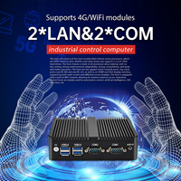 YINGCHI Mini Masaüstü AIO PC Düşük Maliyetli Mini PC N100, 2NIC 2COM RS232 RS485 ile Ofis, HTPC, Kiosk Mini PC'de Kullanılır