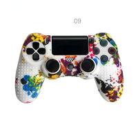 Coque de protection en silicone pour manette PS4 Slim Pro, impression par transfert d'eau NSLikey