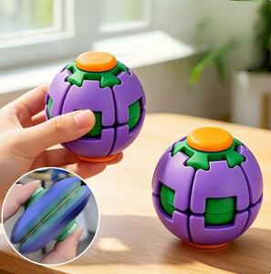 New Hot Sale 3D Press <b>Rotating</b> Silicone Decompression Vortex Ball Multi-color <b>Desk</b> Sensory Toy Birthday Gift for Adults Teens - Product Image 1