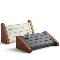 DIGU – présentoir multifonction en bois massif, présentoir pour boucles d'oreilles, bijoux, bagues