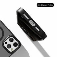 Nouvelle coque de téléphone transparente de luxe personnalisée, coque de téléphone mobile givrée pour iPhone 16 Pro Max