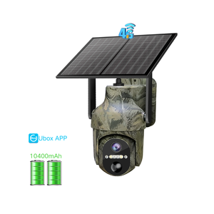 Ubox thông minh 3MP HD màu đêm tầm nhìn PIR phát hiện chuyển động hai chiều liên lạc pin năng lượng mặt trời PTZ Trail săn bắn máy ảnh cho 4G - Product Image 1