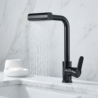 Robinet de cuisine extractible en acier inoxydable