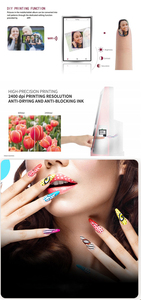Smart 3D DIY Nail Printer Machine Fully Automatic Nail Art Machine All-in-One Manicure Printer <b>WiFi</b> Connection - Product Image 3