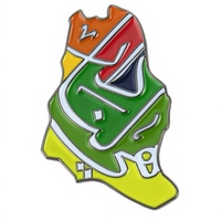 Direkt vom Hersteller Günstige Individuelle Logo-Geschenk-Anstecknadeln Saudi-Arabien 93. Nationalfeiertag Brosche Emaille-Pin Abzeichen mit Papierkarte
