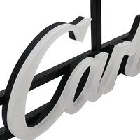 Enseigne de lettre de canal en acier inoxydable 3D faite pour cartier frontlit sign for shop
