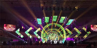 Écran d'affichage MDS 3x2M HD intérieur/extérieur P1.5 MIP 500x500mm, panneau LED de location IP65 étanche haute luminosité pour concert de musique