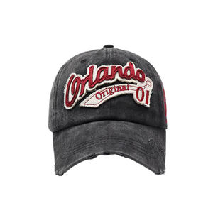 定制优质设计师棒球帽，带刺绣标志时尚普通面料帽子 - Product Image 4