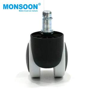 कस्टम कार्यालय फर्नीचर चेयर कैस्टर पहियों के लिए सीपीयू पारदर्शी 3 इंच धातु रोलर ब्लेड चेयर कैस्टर व्हील - Product Image 4