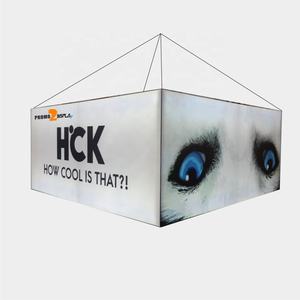 Perfil de Aluminio para Ferias Comerciales, Tela Impresa, Tira de Luz LED, Caja de Luz Colgante para Techo, Exhibición de Stand, Ecológico y Portátil - Product Image 6