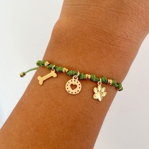 Bracelets d'amitié chrétiens d'été délicats avec breloque lettre en zircon, faits à la main, tissés et perlés, vente en gros, unisexe - Product Image 4