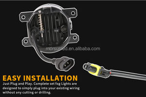 Per <span class=keywords><strong>Jeep</strong></span> <span class=keywords><strong>Renegade</strong></span> 2015-2018 LED paraurti anteriore fendinebbia nero cromato per accessori <span class=keywords><strong>Jeep</strong></span> lampada di guida - Product Image 4