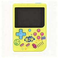 Console de jeu vidéo portable rétro mini avec écran couleur, batterie 1050 mAh, 400 jeux intégrés