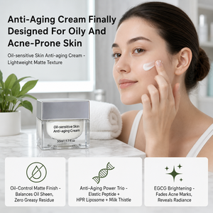 Crema Hidratante Supramolecular con EGCG para Piel Sensible a la Grasa, Crema Antienvejecimiento - Product Image 2
