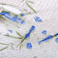 Protège-matelas imperméable en bambou respirant, hypoallergénique et anti-acariens, de luxe, en gros