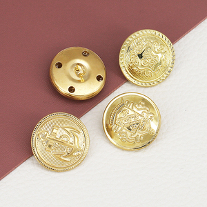 Thời trang Về Phía Trước Vòng <span class=keywords><strong>Shank</strong></span> kim loại nút-đồng thau may nút thân thiện với môi cho may mặc - Product Image 5