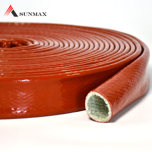 ปลอกไฟเบอร์กลาสเคลือบซิลิโคนฉนวนกันความร้อนกันไฟ - Product Image 6