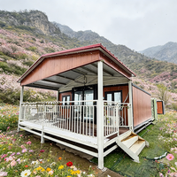 Maison conteneur préfabriquée moderne extensible, éco-responsable, prête pour l'énergie solaire, 20 pieds/40 pieds, pour la conversion de garage et les projets de bureau à domicile