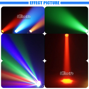 1 Unidad de Luz Móvil Bee Eye Wash Inalámbrica DMX 7x40W RGBW LED con Batería para Escenario, DJ, Bodas y Fiestas - Product Image 5