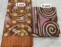 Tissus en dentelle découpés au laser Mikemaycall, imprimés Ankara écologiques, broderies africaines avec strass et appliques 3D