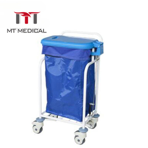 <span class=keywords><strong>Chariot</strong></span> à <span class=keywords><strong>linge</strong></span> <span class=keywords><strong>sale</strong></span> MT Medical à sac unique, <span class=keywords><strong>chariot</strong></span> de blanchisserie <span class=keywords><strong>hospitalier</strong></span> avec couvercle à pédale et sac bleu - Product Image 2
