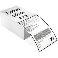 Étiquettes thermiques compatibles 4x6, 500 étiquettes thermiques en accordéon, étiquettes d'expédition, 100x150 mm pour imprimante Rollo