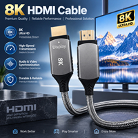 Câble HDMI Fibre Optique Professionnel Xput 8K 2.1, Technologie Optique Active, Sans Perte de Signal, Longue Portée pour TV, Projecteur, Jeux