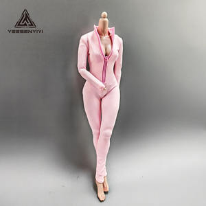 Combinaison à fermeture éclair pour femme à l'échelle 1/6, combinaison à bretelles, ceinture, vêtements, modèle adapté aux figurines de soldats de 12 pouces, poupées - Product Image 2