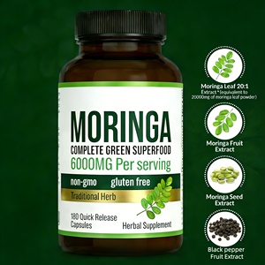 Cápsulas de Extracto de Hojas de Moringa para un Vientre Plano, Suplemento Vegano, Puro y Orgánico, de la Empresa Estatal Capital Moringa - Product Image 3