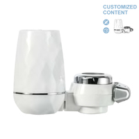 Purificateur d'eau monté sur robinet de cuisine mini filtre à eau du robinet avec cartouche filtrante en carbone céramique