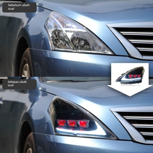 TYPY para Nissan Teana, Modificación del Conjunto de Faros Delanteros, Lente LED de 12V con <span class=keywords><strong>Ojos</strong></span> de <span class=keywords><strong>Demonio</strong></span>, Luces de Circulación Diurna 2008-2012 - Product Image 2