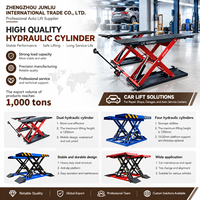 Sera 4,5 TONNES Mini-élévateur hydraulique à ciseaux à double vérin pour voitures, construction en acier inoxydable, conception à faible profondeur, levée de 1000 mm