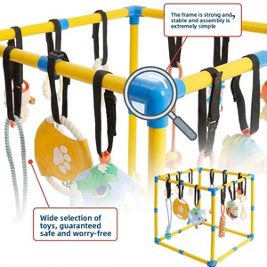 Gimnasio de Juego Educativo e Interactivo para Perros y Gatos, el Más Vendido Transfronterizo, con Marco Cuadrado Resistente, Modelo CY-0131 para Uso en Interiores - Product Image 2