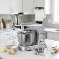 Robot culinaire multifonction SOHEF électrique 6L avec batteur sur socle, 6 vitesses, mixeur et blender