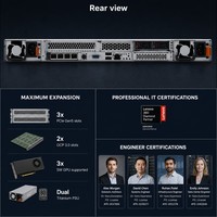 Serveur en rack 1U Lenovo ThinkSystem SR630 V4 avec double processeur Intel Xeon 6, 8 To DDR5 8000 MHz MRDIMM, 16x E3.S NVMe 5G, pour le calcul en nuage