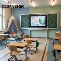 Projet d'appel d'offres gouvernemental : Tableau blanc interactif 4K, écran tactile 86 pouces, équipement de tableau intelligent pour l'utilisation en classe scolaire