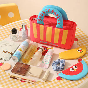 Set de Bolsas de Cosméticos Beauty Basket, Gran Capacidad, Portátil, para Viaje, Almacenamiento de Maquillaje, Forma Rectangular, Origen Yiwu - Product Image 3