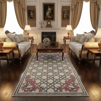 Tapis de salon au design moderne en laine de Nouvelle-Zélande, tufté à la main, bouclé/coupe bouclée, épais, adapté aux animaux domestiques, résistant aux taches, antidérapant, pour intérieur, sur mesure