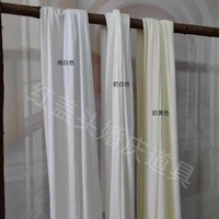 TGYW Tissu de rideau mat 100% polyester, largeur 63 pouces, pour drapage de plafond ondulé, décoration de fête, toile de fond de mariage et housse de support