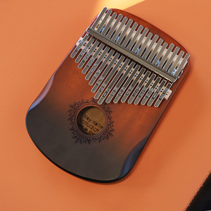Décoration d'intérieur, mini kalimba en bois massif à 17 touches avec emballage cadeau en carton pour un cadeau d'anniversaire - Product Image 4