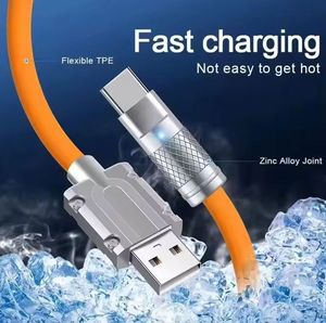 สายชาร์จเร็วแบบหลายหัว USB C ยาว 1 เมตร ผลิตจากซิงค์อัลลอยด์ พร้อมซิลิโคน สำหรับโทรศัพท์มือถือ ลดราคาพิเศษ - Product Image 3