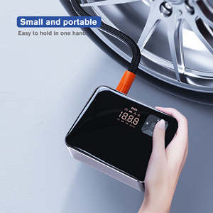 12 वी 150psi पोर्टेबल टायर मुद्रास्फीति पंप प्रकाश के साथ सटीक निगरानी डिजिटल दबाव गेज - Product Image 3
