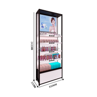 Présentoir d'Exposition pour Magasin de Cosmétiques, de Soins de la Peau ou Salon de Beauté – Étagère, Vitrine et Meuble de Présentation pour Produits de Boutique