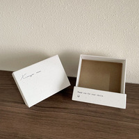 Boîte de rangement textile, boîte à bijoux en papier spécial, boîte d'emballage pour accessoires