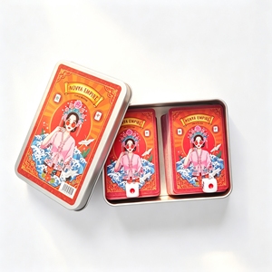 Singapore Style Chinese Mahjong Poker Tin Box Customized Printing Design OEM Factory Popular Paper <strong>Majong</strong> Cards <strong>Set</strong> - Product Image 2