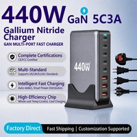 Station de charge GaN 800W, chargeur rapide USB C 10 ports, PD 3.1, plusieurs appareils, bureau, pour ordinateur portable, MacBook, tablette, prise AU EU