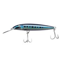 Leurre de pêche en eau salée en plastique dur imprimé ABS avec lèvre métallique pour la pêche au marlin, au vairon, en rivière, en lac, en mer, en bateau