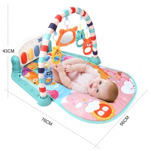 Tapis d'activités pour bébés avec musique de <span class=keywords><strong>berceuse</strong></span>, tapis de <span class=keywords><strong>piano</strong></span> pour bébés, jouets pour ramper - Product Image 1