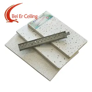 北华厂家优质天花板瓷砖细缝设计矿物纤维天花板