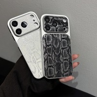 Étui de téléphone professionnel de luxe en cuir de haute qualité pour iPhone 17 16 15 Pro Max, coque rigide antichoc